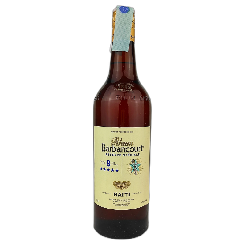 BARBANCOURT. 8y CL70 5 STARS - 43% vol