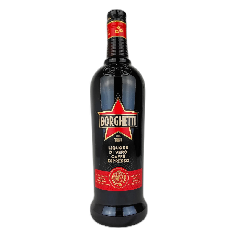 Borghetti Liquore al Caffe' di vero espresso - 25% vol - 100cl