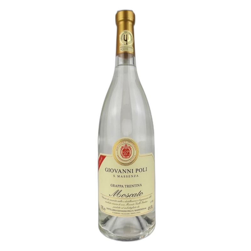 Poli G. Grappa Moscato Giovanni Poli - Toblino - 41% vol - 70cl