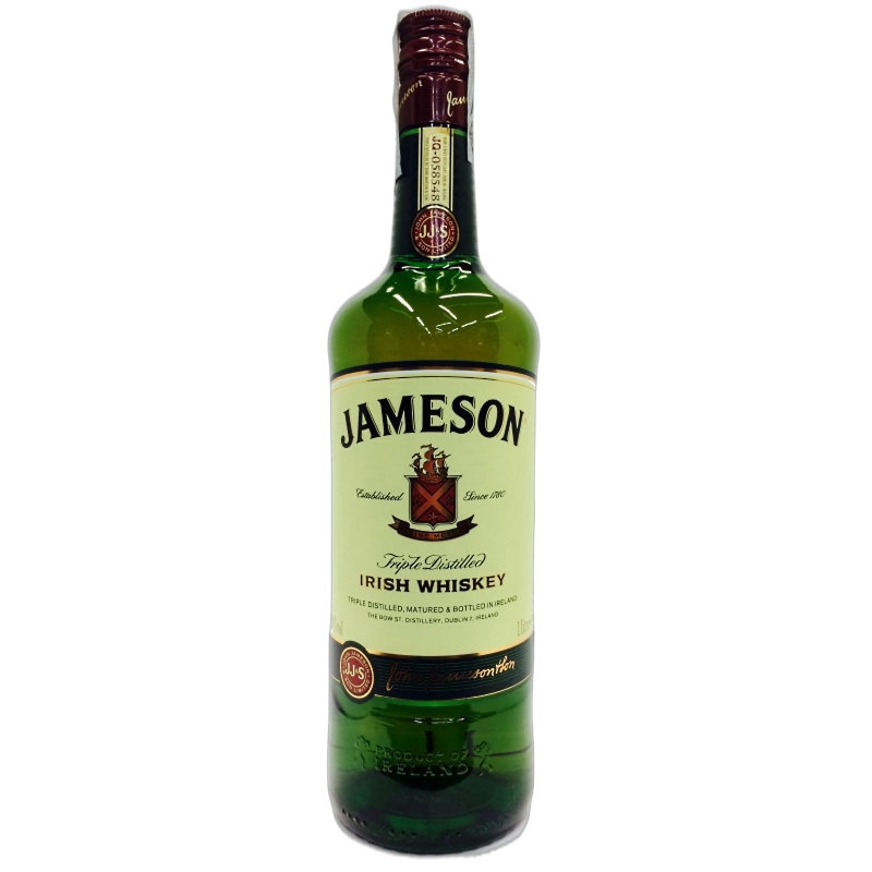 JAMESON IRISH WHISKEY - 40% vol - 100CL