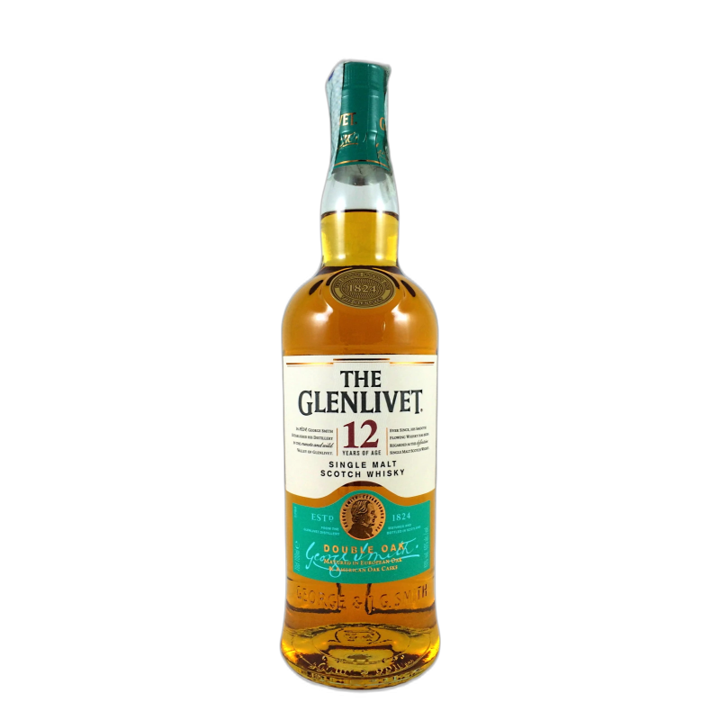 GLENLIVET 12y SINGLE MALT SCOTCH WHISKY - 40% vol - 70CL