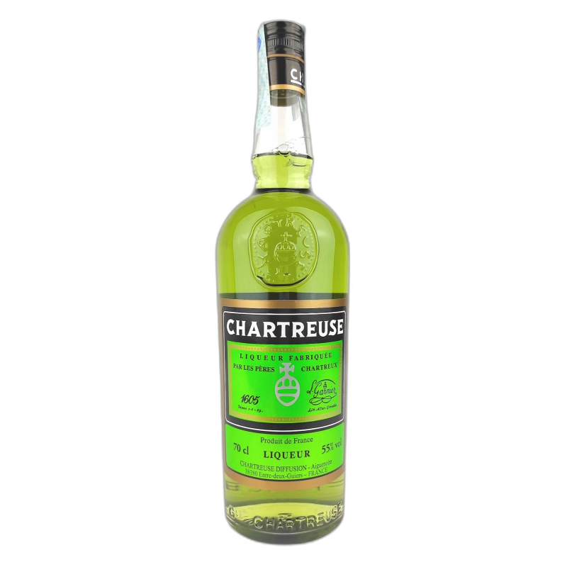 Chartreuse Verte Liqueur peres Chartreux - 55% vol - 70cl