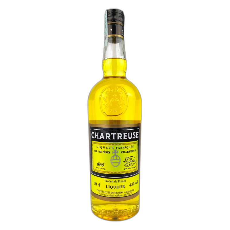 Chartreuse Jaune Liqueur peres Chartreux - 43% vol - 70cl
