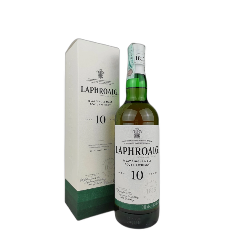 LAPHROAIG 10y WHISKY ISLAY SINGLE MALT SCOTCH - 40% vol - 70CL