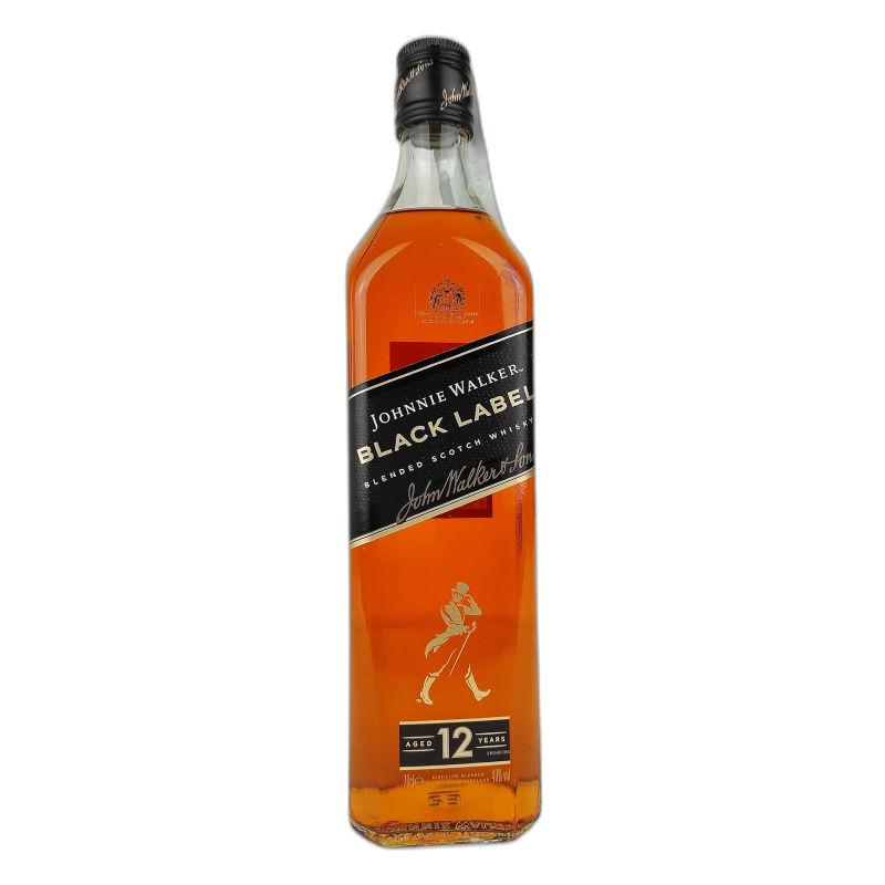 JOHNNIE. WALKER BLACK WHISKY BLENDED - 40% vol - 70cl