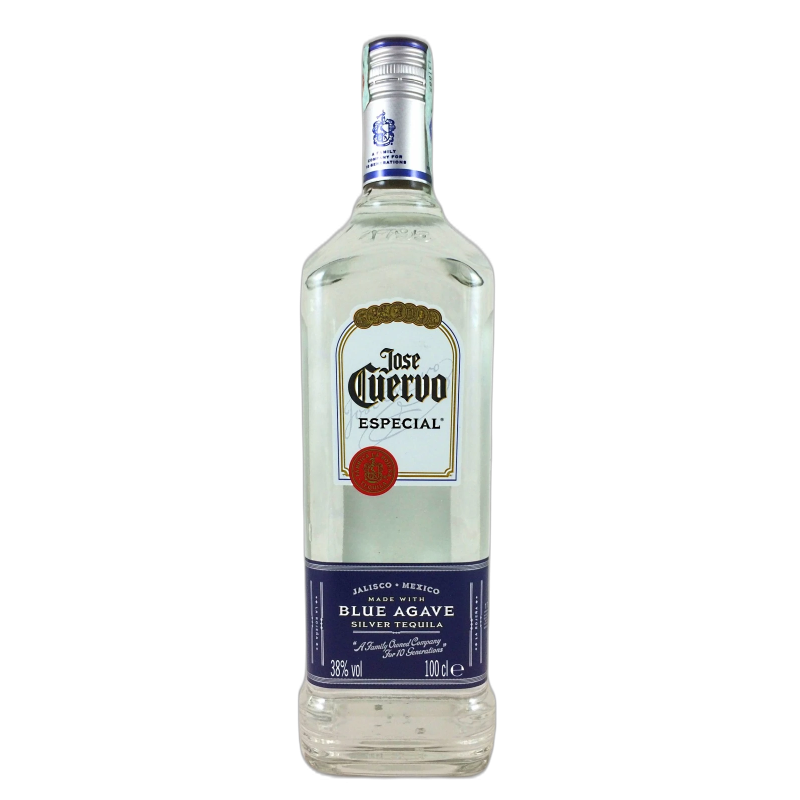 CUERVO SILVER TEQUILA ESPECIAL BLUE AGAVE - 38% vol - 100CL
