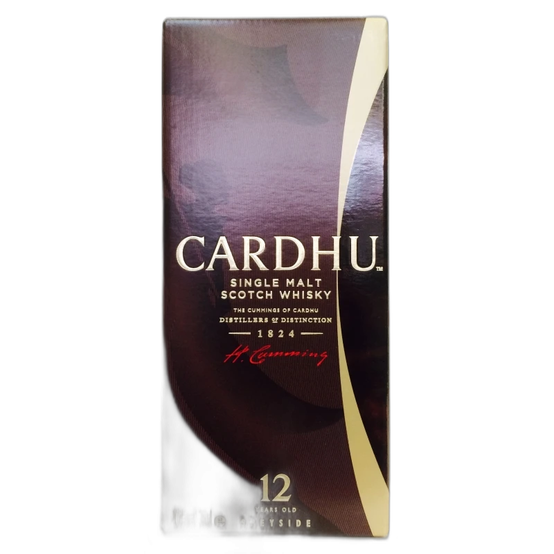 CARDHU 12y WHISKY SINGLE MALT SCOTCH - 40% vol - 70CL