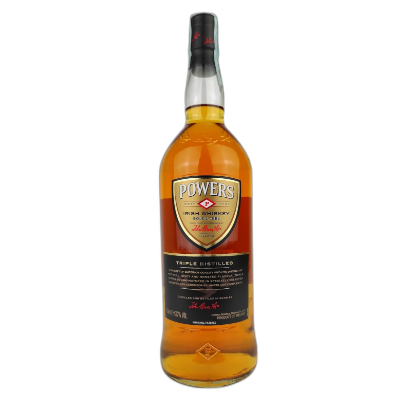 POWERS IRISH WHISKEY GOLD LABEL - 43,2% vol - 100cl
