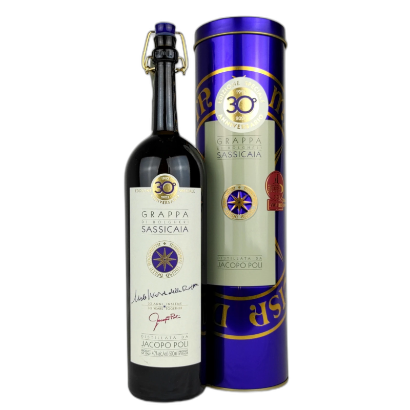 POLI JACOPO GRAPPA SASSICAIA - 40% vol - 50cl