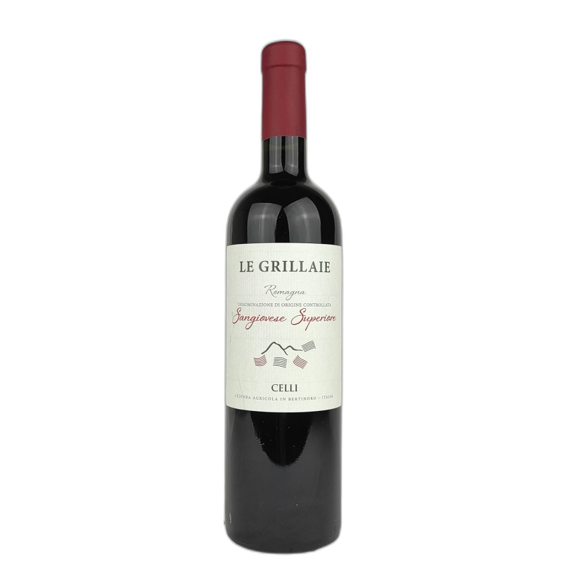 LE GRILLAIE SANGIOVESE SUPERIORE ROMAGNA CELLI DOC - 13,5% vol - 2024 - 75CL