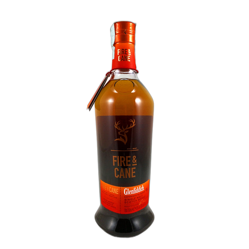GLENFIDDICH FIRE & CANE 70CL SINGLE MALT SCOTCH WHISKY - 43% vol