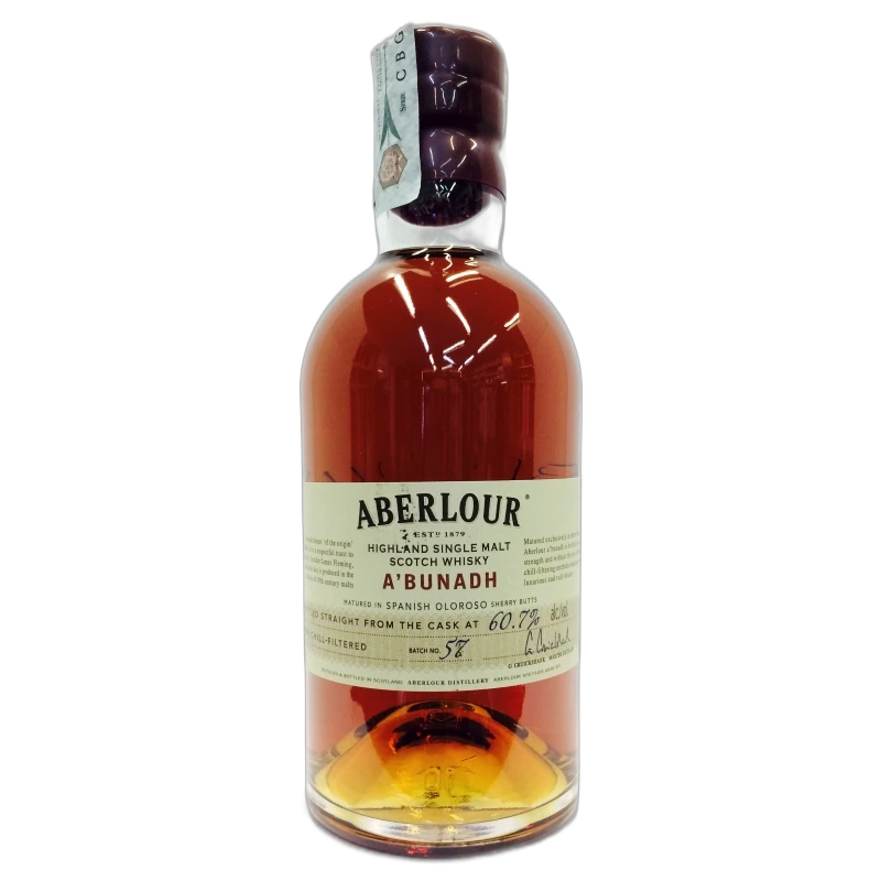 Aberlour A'Bunadh 60 Whisky single malt - 60,7% vol - 70cl