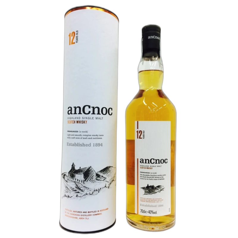 ANCNOC WHISKY 12y 70CL - 40% vol