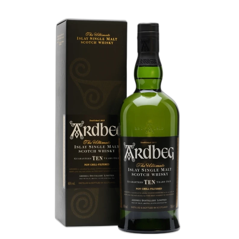 ARDBEG TEN WHISKY ISLAY SINGLE MALT SCOTCH WHISKY - 46% vol - 100cl