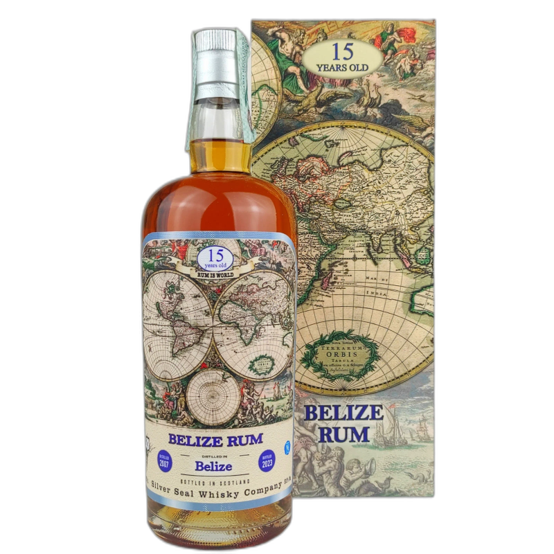 BELIZE RUM 15Y SILVER SEAL 2007 / 2023 - 51,5% vol - 70CL
