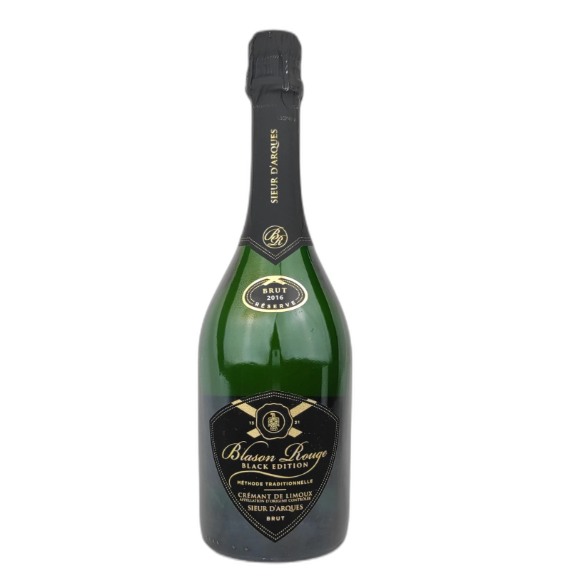 BLASON BLACK SIEUR ARQUES CREMANT DE LIMOUX BRUT - 12,5% vol - 2018 - 75CL