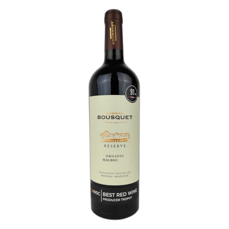 BOUSQUET RESERVE MALBEC TUPUNGATO VALLEY - MENDOZA - 14% vol - 2024 - 75CL