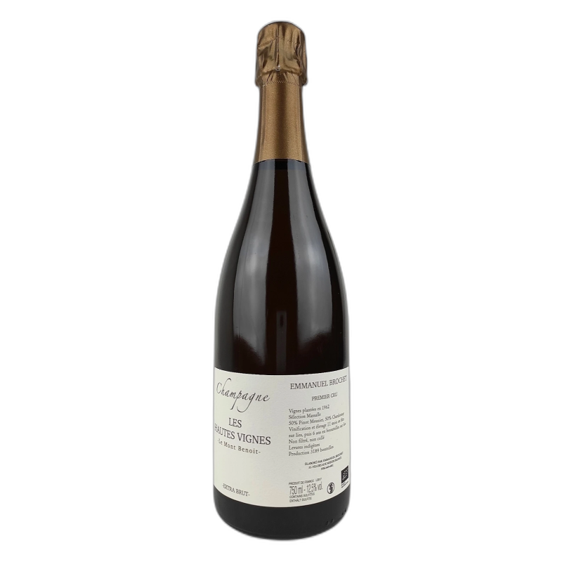 BROCHET LES HAUTES VIGNES LE MONT BENOIT - 12,5% vol - 2017 - 75cl