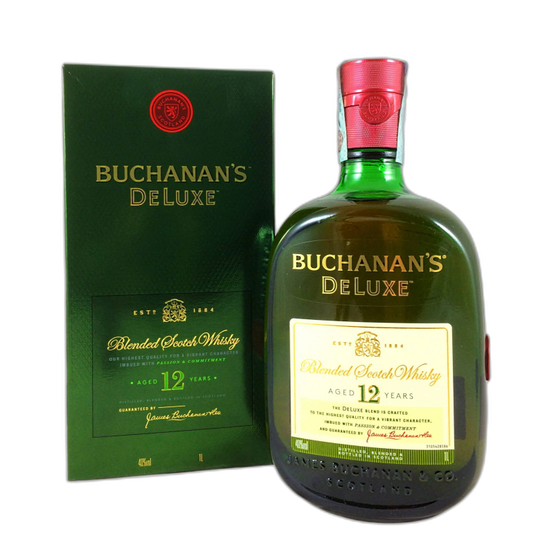 Buchanan's de Luxe 12y whisky blended scotch - 40% vol - 100cl
