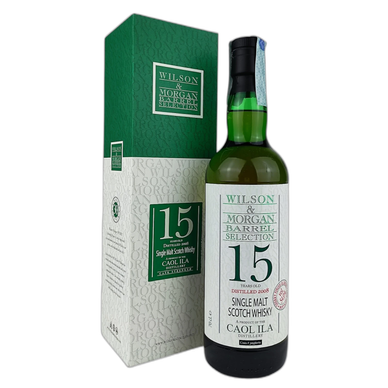 CAOL ILA 15y WILSON & MORGAN SINGLE MALT SCOTCH WHISKY - 54% vol - 2008 - 70CL