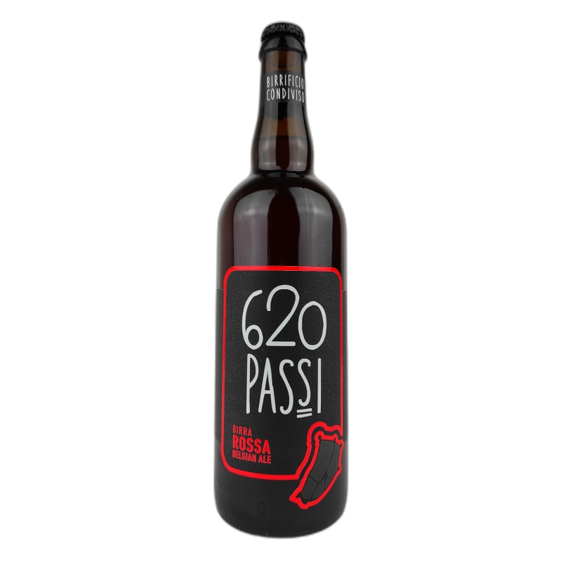 620 Passi rossa Belgian ale birra Italiana - 05,6% vol - 75cl