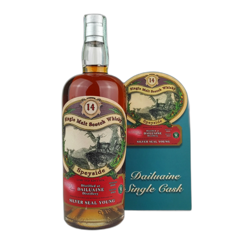 DAILUAINE 14Y SILVER SEAL SINGLE BARREL SCOTCH WHISKY - 57,2% vol - 70CL