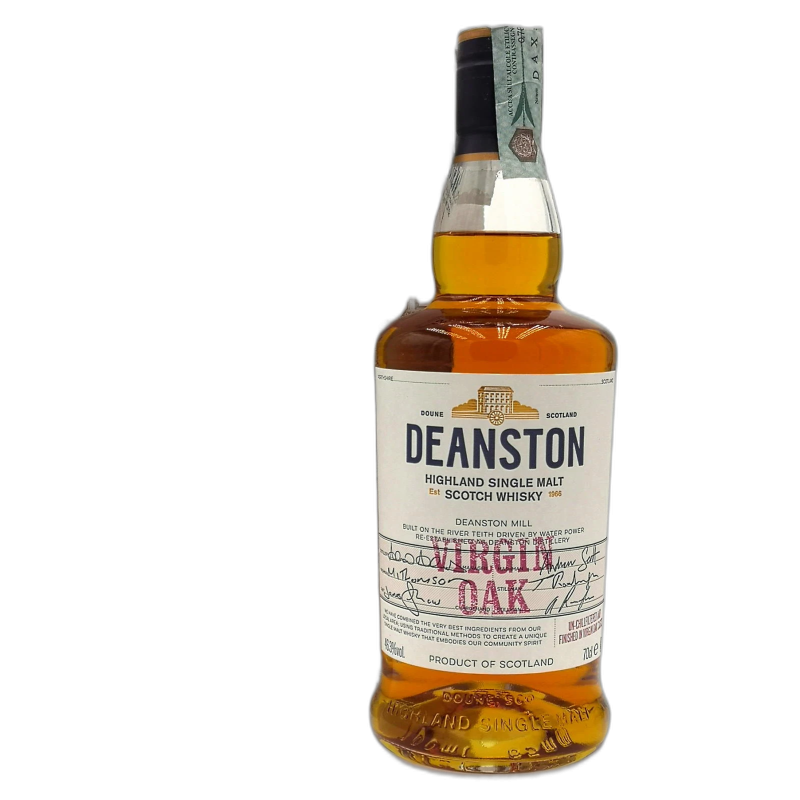 DEANSTON VIRGIN OAK HIGHLAND SINGLE MALT SCOTCH WHISKY - 46,3% vol - 70CL