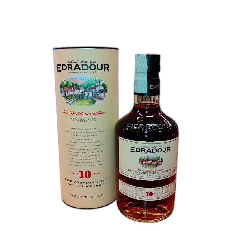 EDRADOUR 10Y SINGLE MALT SCOTCH WHISKY - 40% vol - 70CL