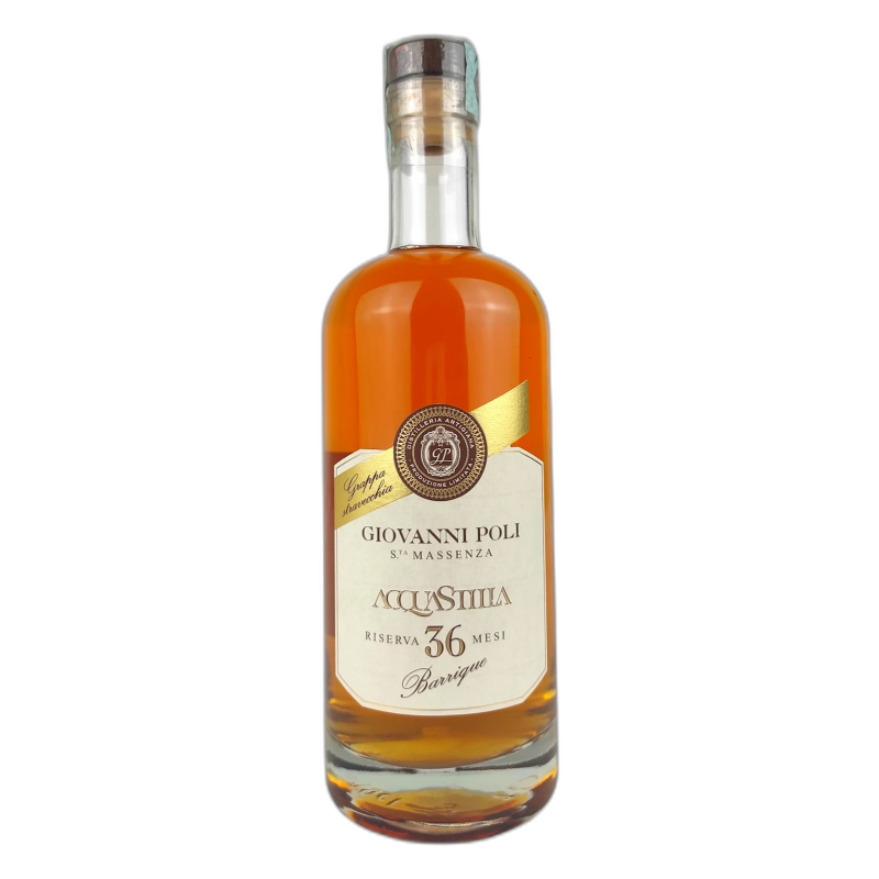 POLI ACQUASTILLA BARRIQUE 36 GRAPPA - 36% vol - 70cl