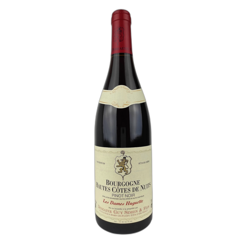 LES DAMES HUGUETTE FUTS BOURGOGNE ROUGE GUY SIMON - 13,5% vol - 2022 - 75CL