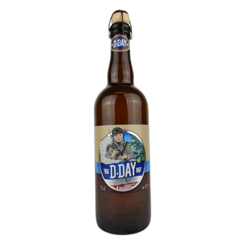 Noyon D-Day Biere Blanche a la pomme verte - 04,5% vol - 75cl