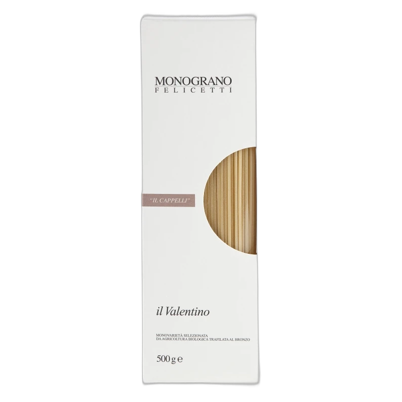 IL CAPPELLI IL VALENTINO PASTA PASTIFICIO FELICETTI MONOGRANO - 500G