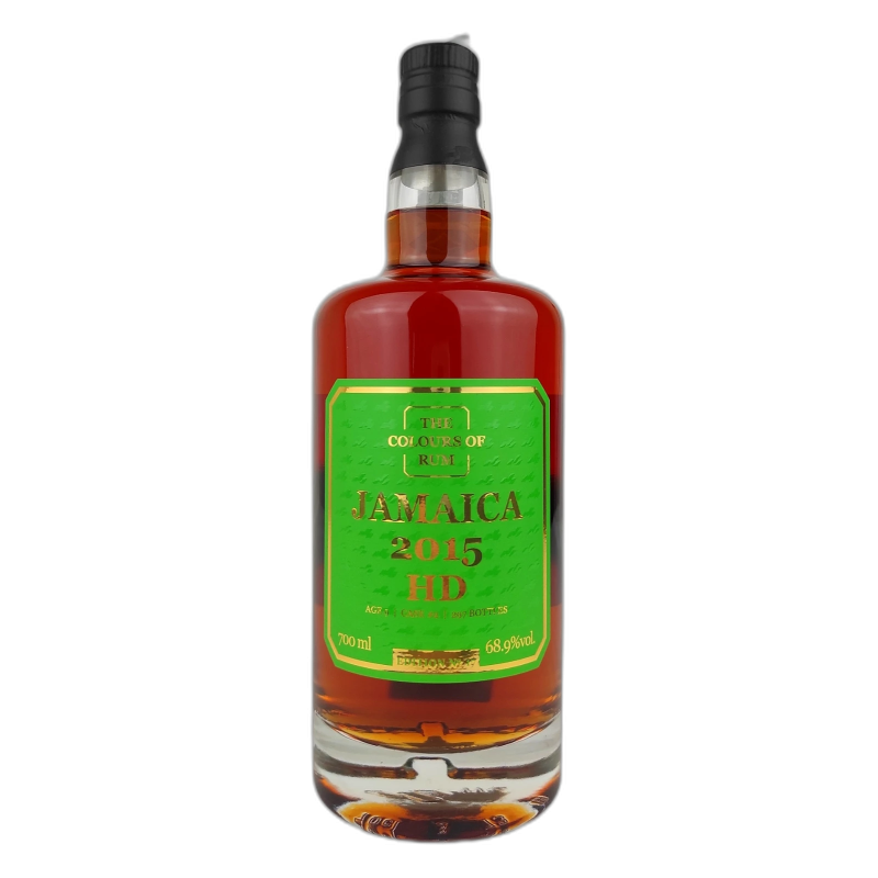 JAMAICA HD RUM 9y THE COLOURS OF RUM - 68,9% vol - 2015 - 70cl