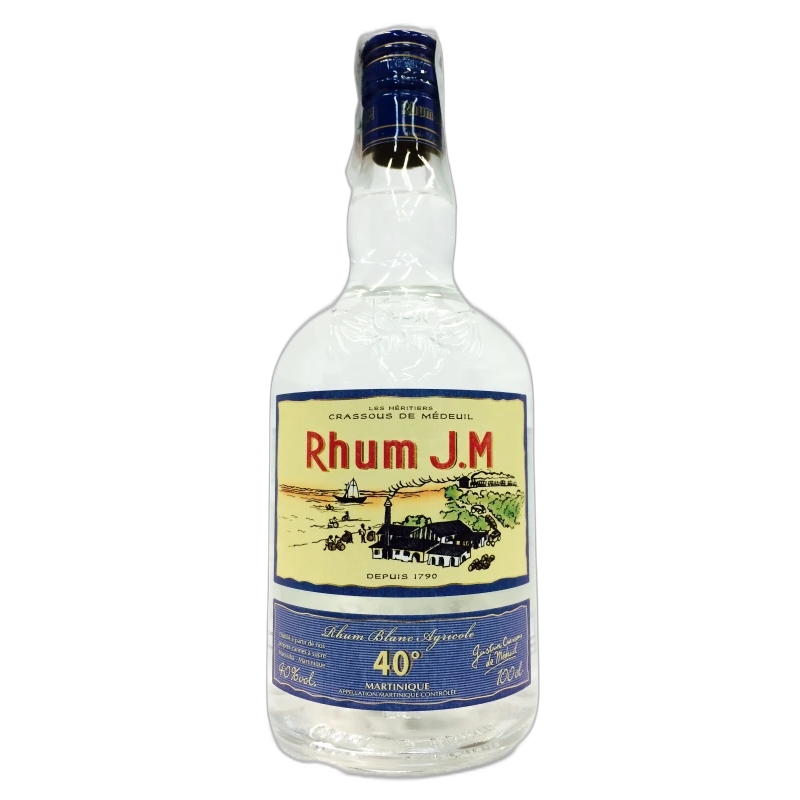 RHUM JM BLANC 100 CL - 40% vol