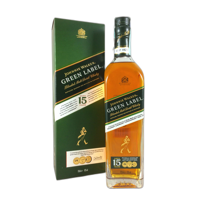 JOHNNIE WALKER GREEN 15y CL70 - 43% vol