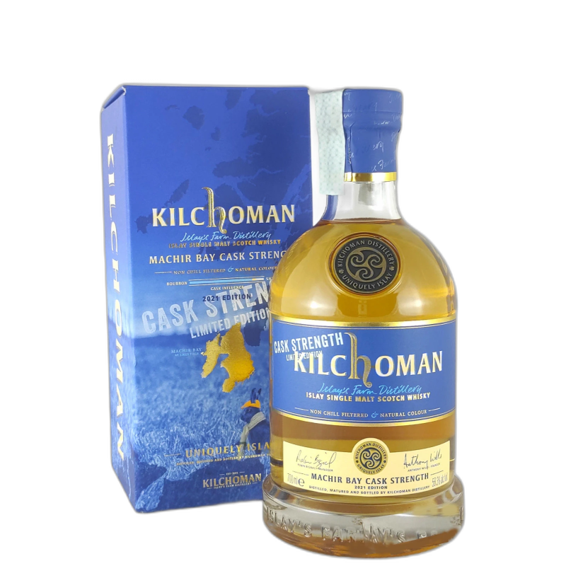 KILCHOMAN MACHIR BAY WHISKY SINGLE MALT SCOTCH - 58,3% vol - 70CL