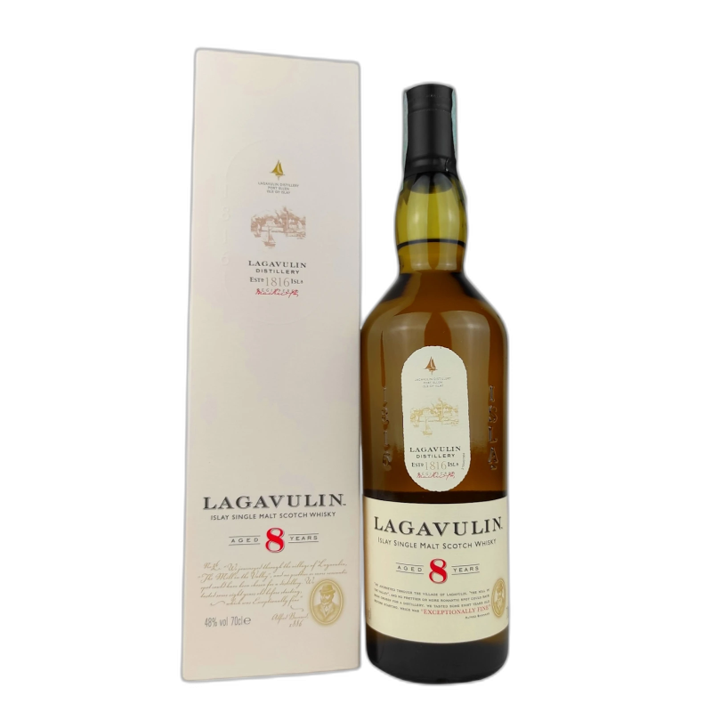 LAGAVULIN 8y ISLAY WHISKY SINGLE MALT SCOTCH - 48% vol - 70cl