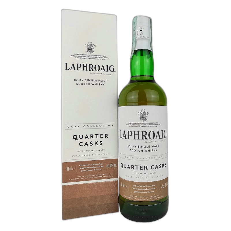 LAPHROAIG QUARTER CASK WHISKY SINGLE MALT SCOTCH - 48% vol - 70CL