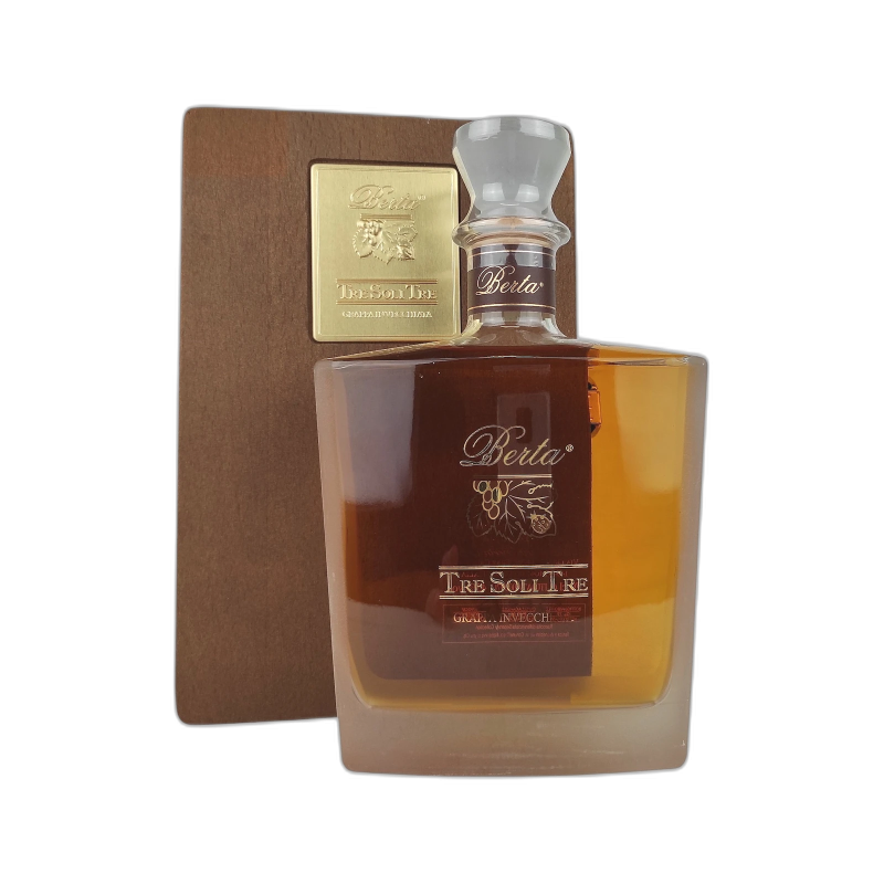 Berta Tre Soli Tre Grappa c/a piemontese - 43% vol - 2018 - 70cl