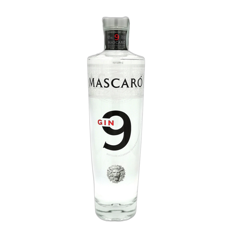 MASCARO' 9 GIN LONDON DRY - 40% vol - 70CL