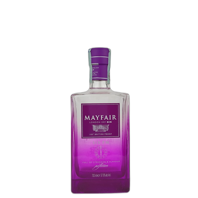 Mayfair six PM dry Gin Purple London dry Gin full proof - 57,6% vol - 70cl