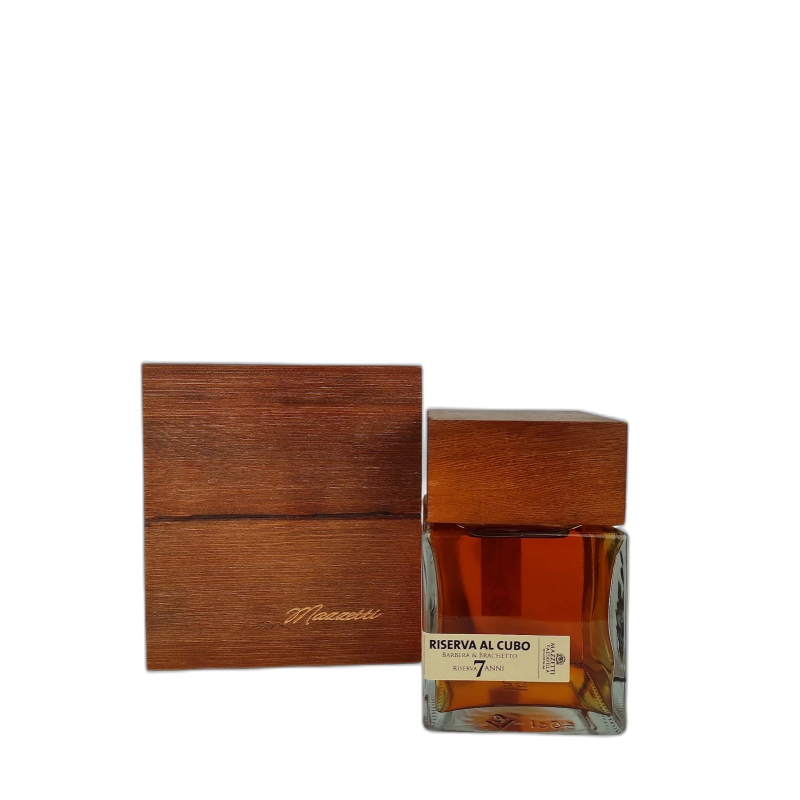 MAZZETTI RISERVA AL CUBO 7Y GRAPPA BARBERA E BRACCHETTO - 43% vol - 50CL