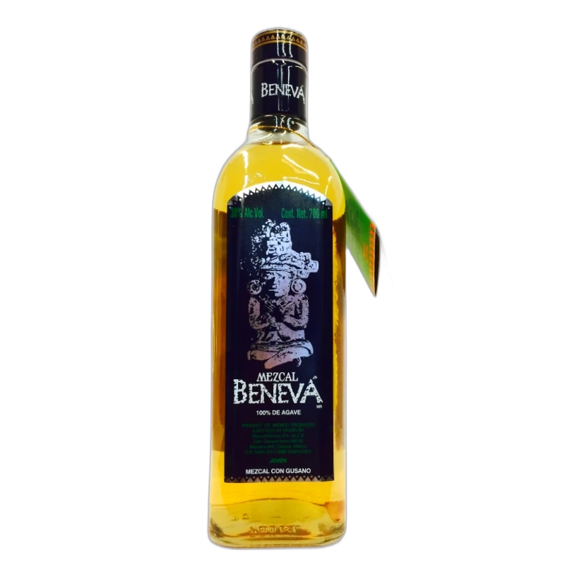 BENEVA MEZCAL CON GUSANO - 38% vol - 70CL