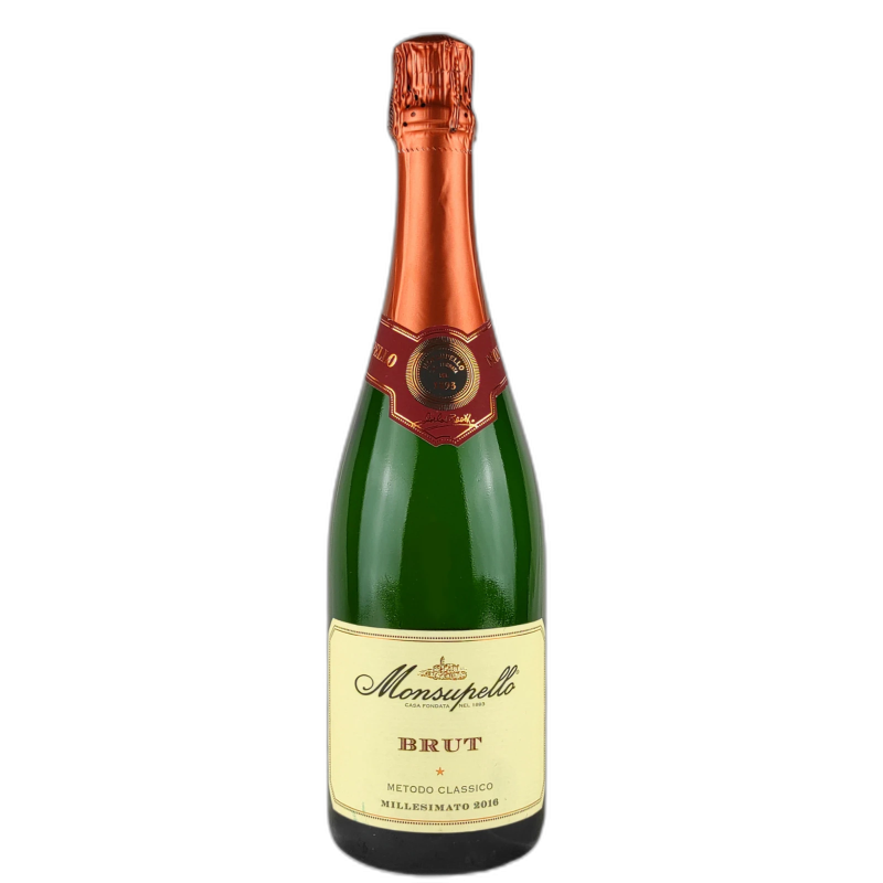 Monsupello  Millesimato brut spumante metodo classico - 13% vol - 2017 - 75cl
