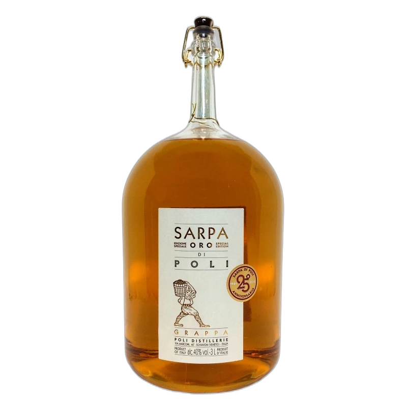 SARPA  ORO POLI GRAPPA DISTILLERIE POLI JACOPO - 40% vol - 300CL