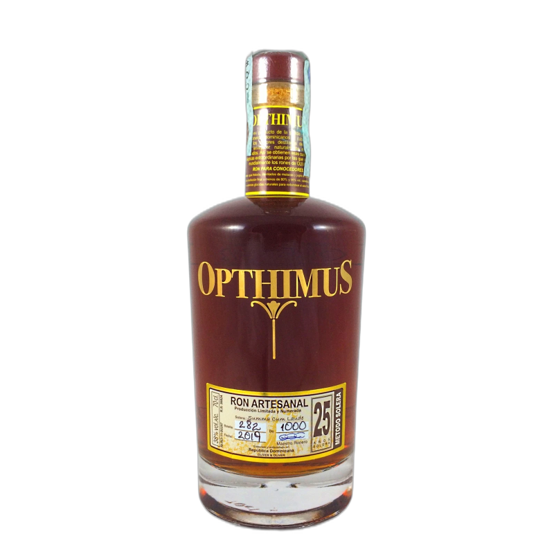 Opthimus   Ron 25y Oliver rum artesanal solera rhum - 38% vol - 70cl