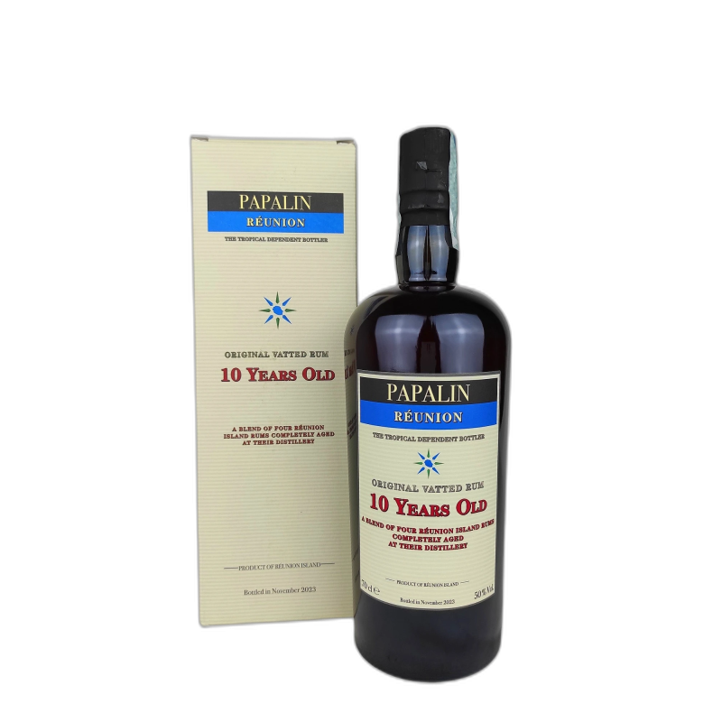 PAPALIN 10y REUNION ISLAND RUM - 50% vol - 70cl