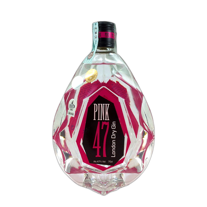 PINK 47 GIN LONDON DRY - 47% vol - 70CL