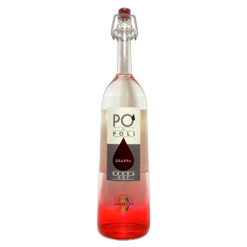 PO'POLI GRAPPA SECCA DRY MERLOT - 40% vol - 70cl