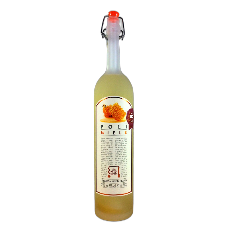 POLI JACOPO MIELE LIQUORE GRAPPA CON MIELE DI ACACIA - 35% vol - 50CL